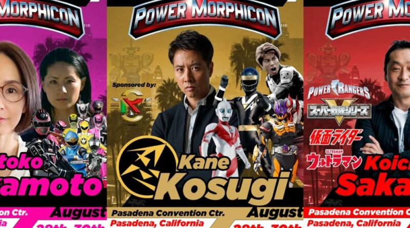 First Wave of Japanese Guests Announced for Power Morphicon 2026 – The Tokusatsu Network